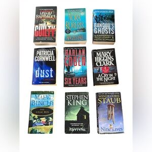 Book Bundle Assorted Mystery and Thriller Paperback Books